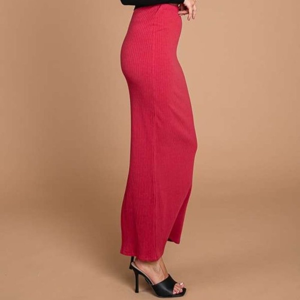 Maxi Skirt with Back Slit